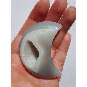 Druzy Agate Moon